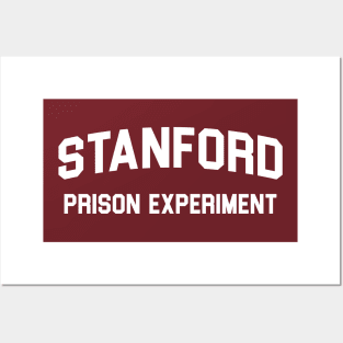 Stanford Prison Experiment (White Text) Posters and Art